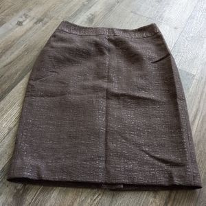 Ann Taylor Women's Reptile Textured Metallic Career Pencil Skirt